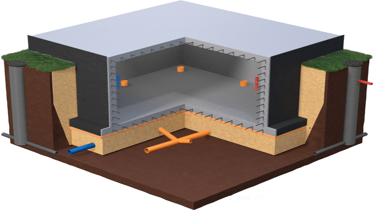 fundament-tsokolniy-etag-s-kommunikatsiyami